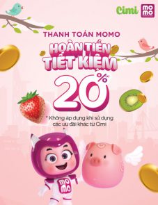 Momo đi, giảm đến 20%