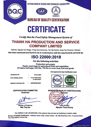 Xốp bọc ổi Thanh Hà