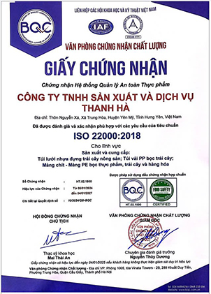 Xốp bọc ổi Thanh Hà