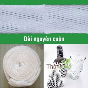 Sản xuất xốp lưới bao trái nguyên cuộn to giá rẻ - 1kg Sản xuất xốp lưới bao trái nguyên cuộn to giá rẻ - 1kg