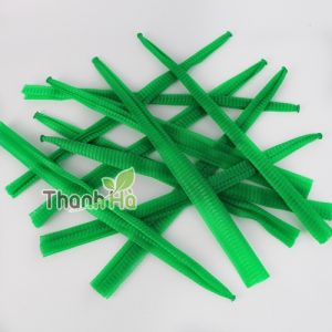 Túi lưới đựng tỏi màu xanh 25cm - 1kg Túi lưới đựng tỏi màu xanh 25cm - 1kg