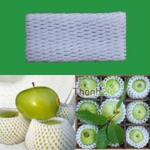 Xốp lưới bao ổi màu trắng 15cm -1kg Xốp lưới bao ổi màu trắng 15cm -1kg